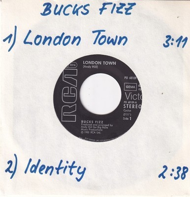 Bucks Fizz - London Town - 7''-Single-862- vg++