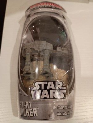 New Micro Machines 2006 Star Wars Titanium Series AT-AT Walker Vehicle