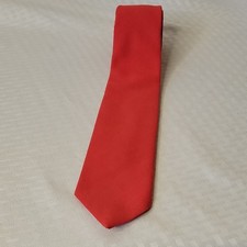 Wembley Solid Tie Red Classic Men's Neckwear Formal Business Dress Accessory