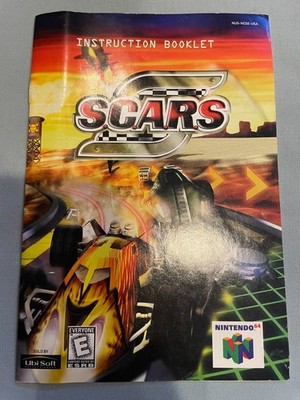 S.C.A.R.S (SCARS) - Nintendo 64 N64 Video Game Instruction Booklet Manual ONLY!