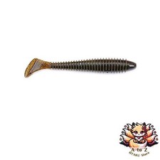 NEW Keitech Swing Impact Fat 4.8 inch #101 Green Pumpkin Pepper
