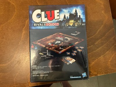 Clue Rivals Edition Board Game by Hasbro 2-6 Player Sealed Brand New