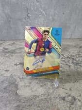 2024-25 Topps Finest UEFA Club Competitions Pau Victor RC Auto Magenta 1/1 Gold