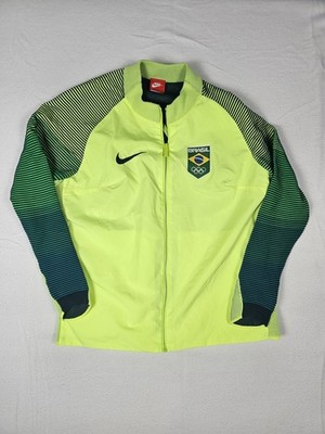 Nike Sportswear Team Brazil Dynamic Reveal Jacket Womens Size Large 826614 709