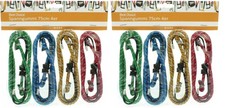 8x Spanngurt 75cm mit Haken Gepäckspanner Fahrrad Set Gummispanner