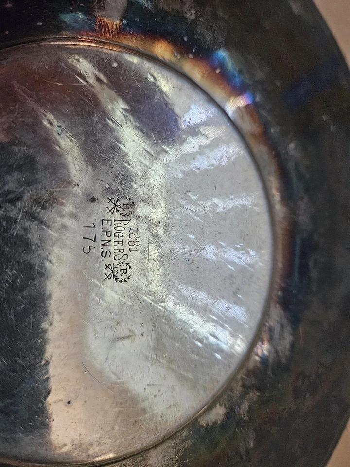 Plato de plata coleccionable, antiguo, excelente estado Foto 4 de 4