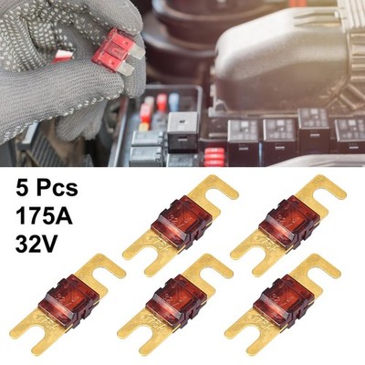 5pc 175A AFS Mini ANL Fuses Replacement for Car Truck Motorcycle Boat Audio CDs