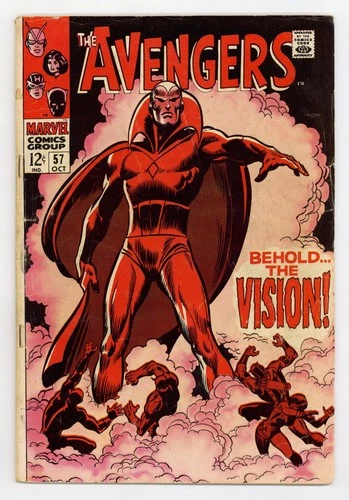 Avengers #57 GD 2.0 1968 1st SA app. Vision