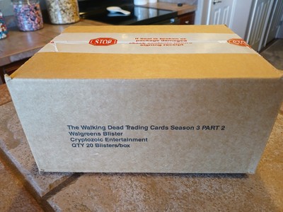 Walking Dead Season 3 Part 2 Blister Box ×20 Sealed Trading Card (Actual Case)