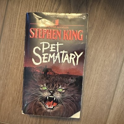 Stephen King Pet Sematary Paperback - Signet Horror Fiction