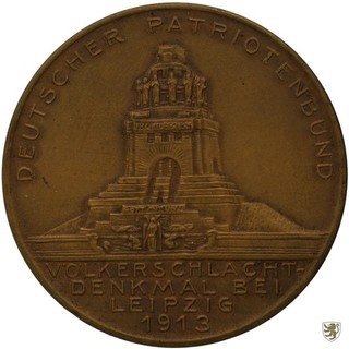 DEUTSCHES REICH Medaille 1913 Deutscher Patriotenbund | Der Herr ist der Rechte