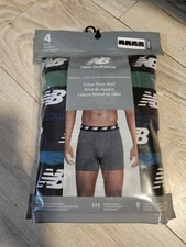 NIP New Balance Performance Mesh Boxer Briefs 4-pack Men's Small