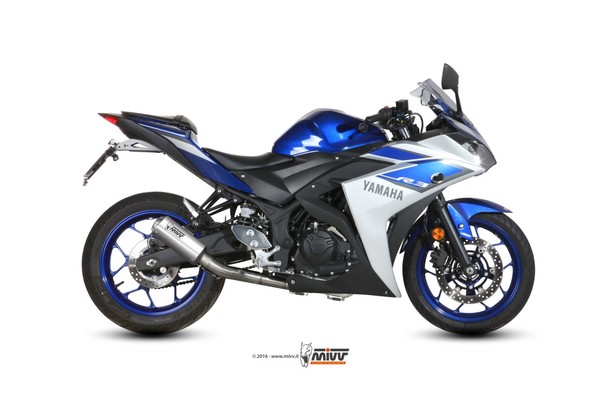 Mivv MK3 Komplettauspuff Inox FüR Yamaha Yzf-R3 320 2015-2018-image