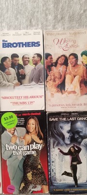 VHS Movie Lot 10 Different Mixed Random -AfricaAfrican American movies