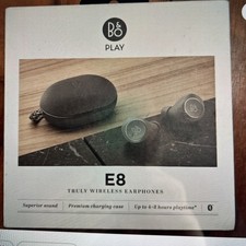 Bang & Olufsen Beoplay E8 Bluetooth Earbuds Earphones . Unused. Charcoal Sand