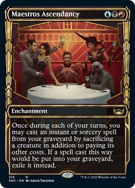 Maestros Ascendancy (Showcase) Rare Streets of New Capenna #316 Near Mint