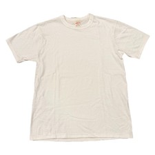 Whitesville Shirt Mens Med White Solid Heavyweight Blank Quali-T Athletic Japan