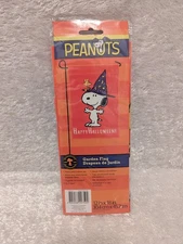 Peanuts Happy Halloween Snoopy & Woodstock Decorative 12" X 18"  Garden Flag New
