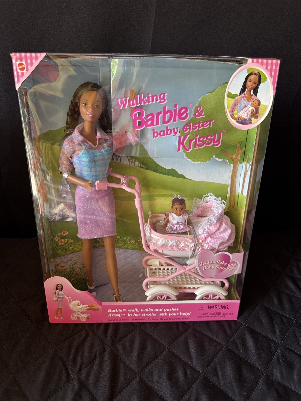 Walking Barbie & Baby Sister Krissy AA - 1999 Mattel 22307  
