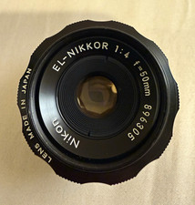 Vintage NIKON EL-Nikkor 50mm f/4 Darkroom Enlarging Lens Made in JAPAN