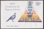 NEW ZEALAND FDC 1997 PACIFIC EXHIBITION PIGEONGRAM M/S (ID:FE9736 (29/5)