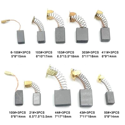 For Hammer Drills Carbon Brushes Drives 30 Pcs/set 30*/set Replacement