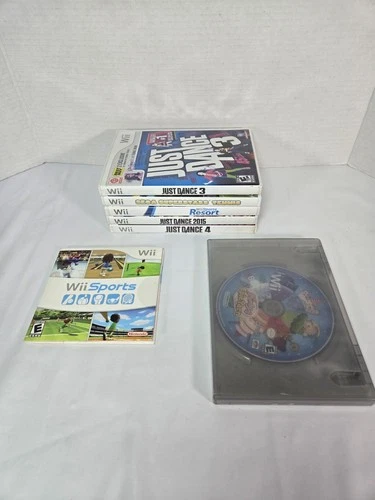 Lot of 7 Wii Games Wii Sports, Wii Sports Resort, Kirby Epic Yarn, READ DESCRIPT