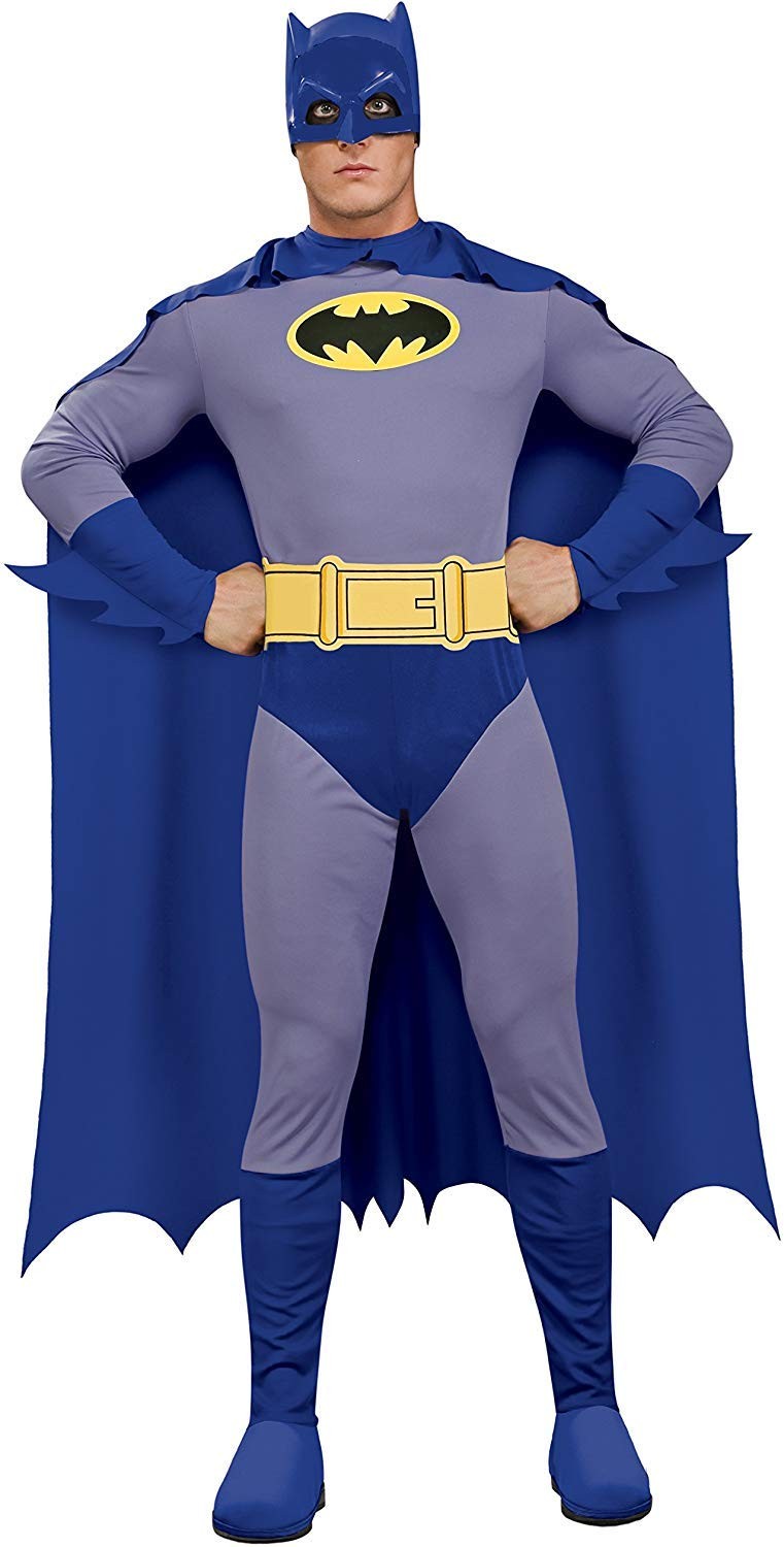 Rubie's Official Batman, Adults Costume - Small, Blue