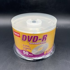 DVD-R Staples 50 Recordable Discs 16x Speed 4.7 GB Brand New Sealed 623616
