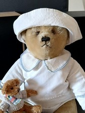 ours ancien peluche allemand 1950 de 40cm environ avec grognement fonctionnel...