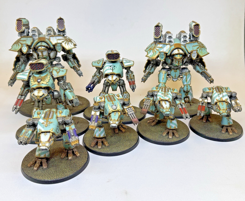 Mniple Adeptus Titanicus Legio Krytos Painted Titan Maniple | eBay UK