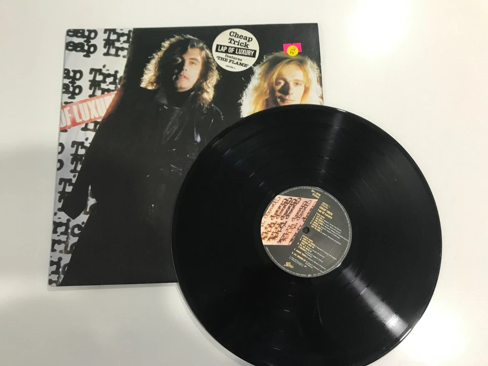 Vintage LP Record - Cheap Trick - Lap of Luxury - Image 4 of 4