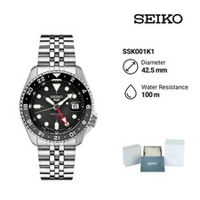 Seiko 5 Sports SSK001K1 SKX Sports Style GMT Black Grape Automatic Black Dial