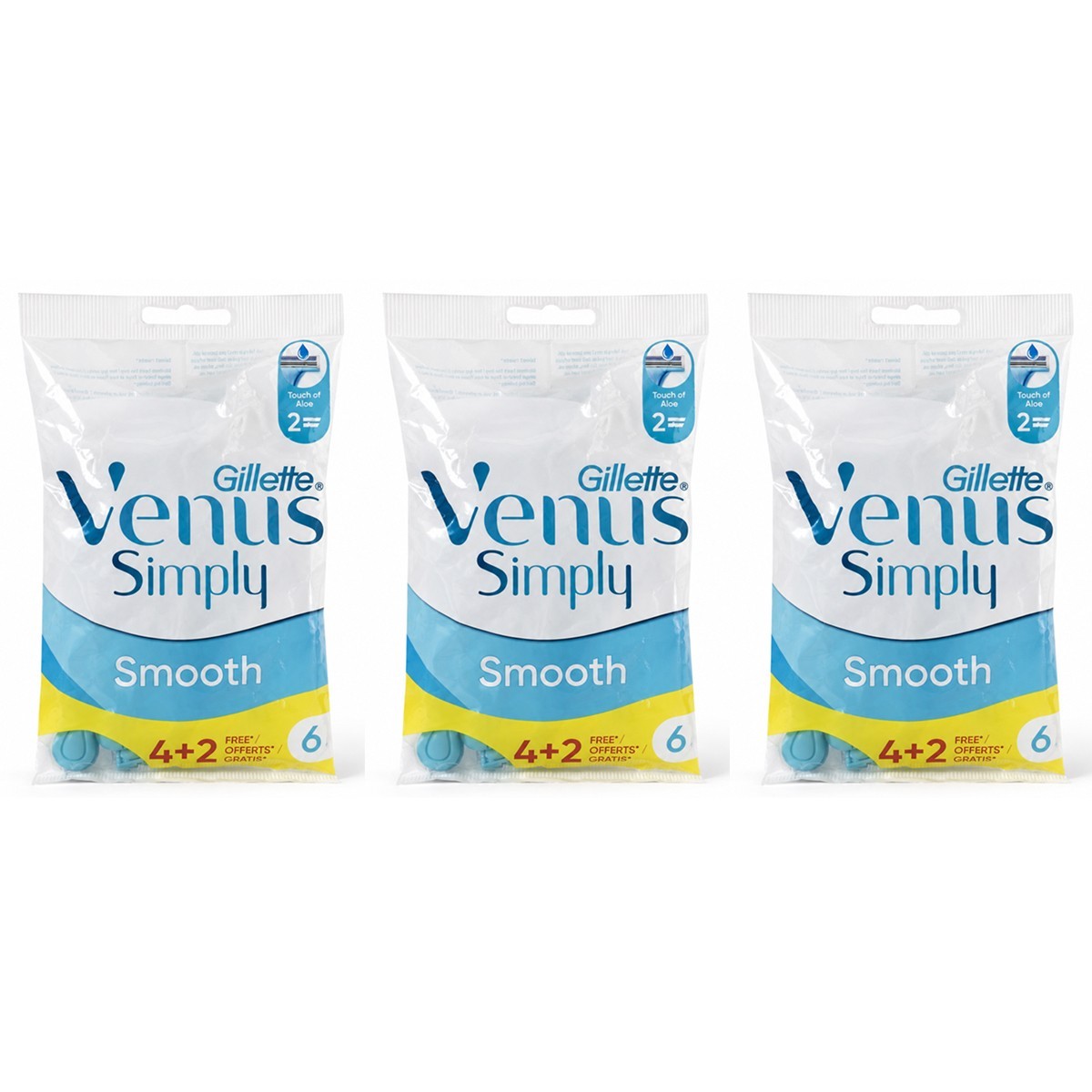 GILLETTE VENUS SIMPLY 2 LAME 4+2PZ - Immagine 2