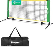 6FT Small Mini Pickleball Net Portable Outdoor Driveway Net  Indoor Dink Practice