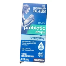 Mommy’s Bliss Baby Probiotic Drops, Everyday 45 Daily Servings. Exp 2026