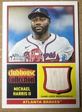 2025 Topps Heritage - Clubhouse Coll Relic Michael Harris II #CCR-MH (MEM)
