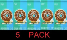 The Original Donut Shop Vanilla Sweet Cream Ground Coffee 12 oz Bag - 5 PACK