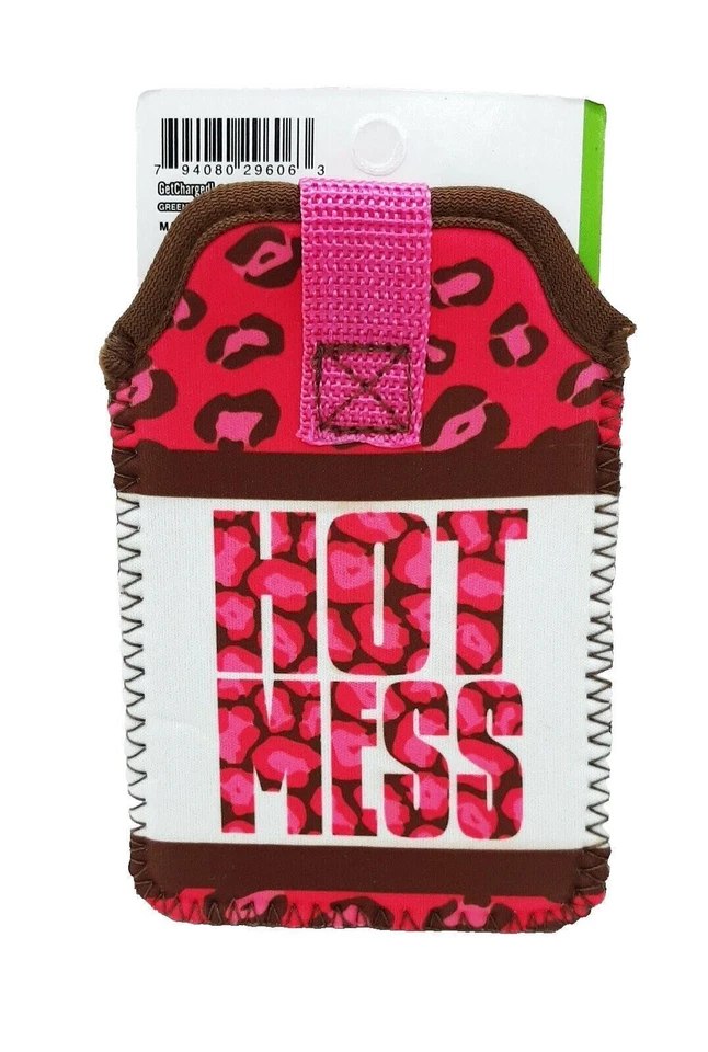 GetCharged Hot Mess Design Neoprene Cell Phone Sleeve For iPhone 4 - Image 2 of 2