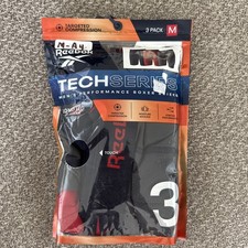 Reebok Men's Perfomance Boxer Briefs 3-Pack Tech Series Size M Moisture Wicking