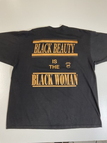 Vintage Black Women Are #1 T Shirt Sz XL Black History Puff Print Hip Hop 90s - Picture 8 of 10