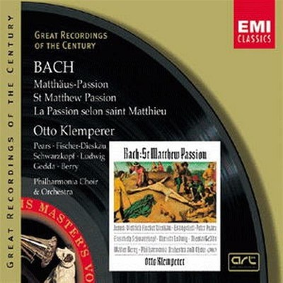 Bach: Matthäus Passion - Otto Klemperer (Audio CD)