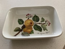 Portmeirion Pomona Rectangular Ceramic Baking Dish Pippen Apple 8.75”