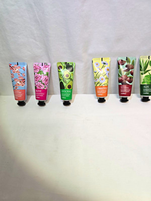 Ankooy Natural Green Hand Cream Set Lot of 7 Hydrating Aloe Rose Shea & More