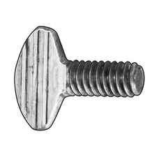 GRAINGER APPROVED TSI0370200P0-005P Thumb Screw, Type P,3/8"-16,Zinc,2"L,PK5 4EZ