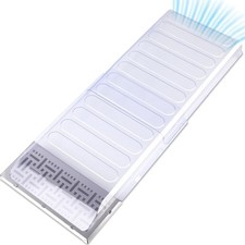 Magnetic Air Vent Extender for Under Furniture with 5 Secured 1 Pack, Clear