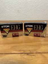 TDK E-HG TC-30 Video Camcorder Cassette Tape Super Avilyn 30 Min