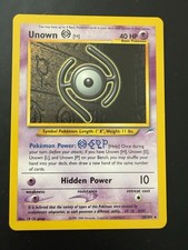 Pokemon TCG 2002 Neo Destiny Unown (H) / 28 Regular Non Holo Near Mint on eBay
