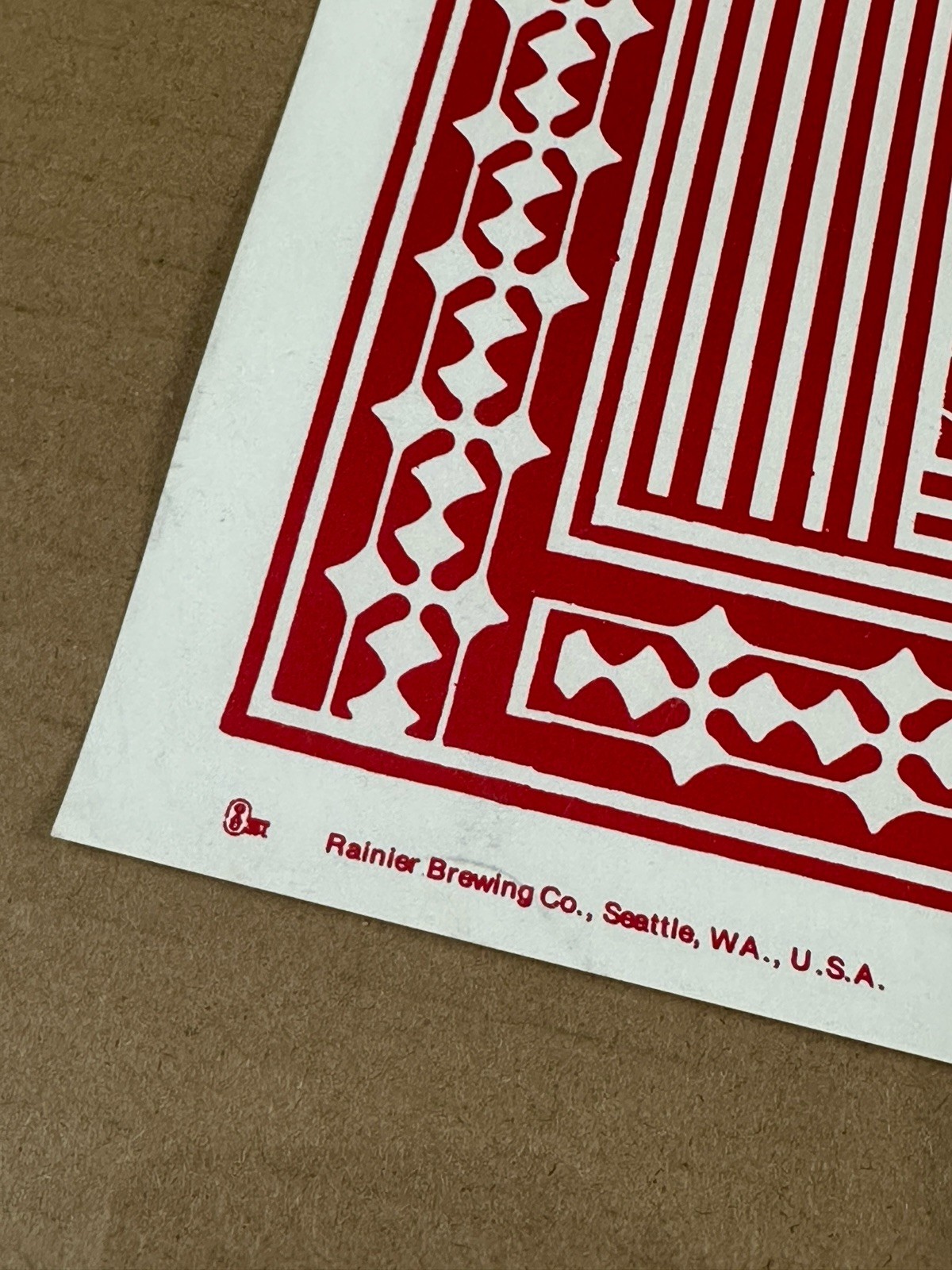 Vintage Rainier Beer “Do Wa This Year” Mountain Fresh Promo Poster 21” x 17.5”