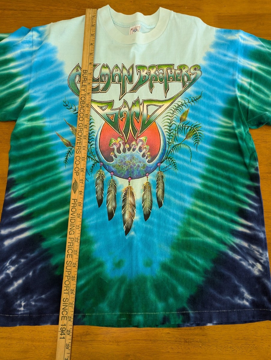 Allman Brothers 1992 Tour Tie-Dye T-Shirt Mens XL Vintage 90s